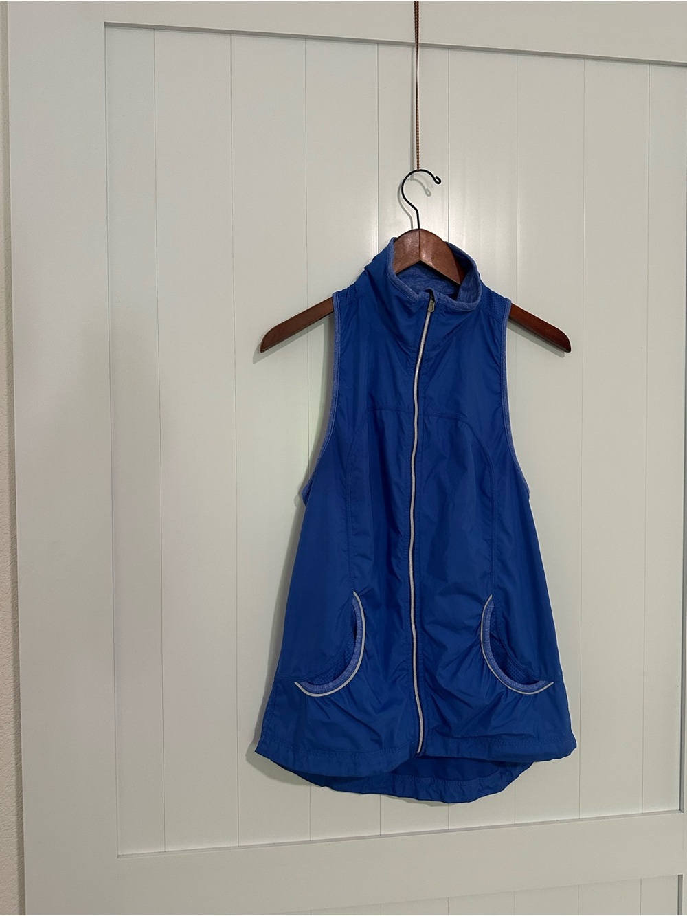 lululemon athletica Royal Blue Sleeveless Zip Vest